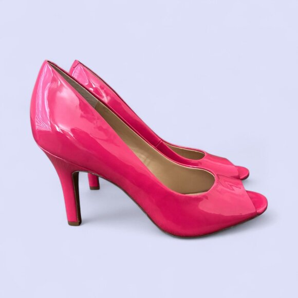 Kelly & Katie Super Cute Fuchsia Heels - Size 8.5 - Picture 2 of 5